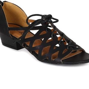 Black Qupid open-toed sandals